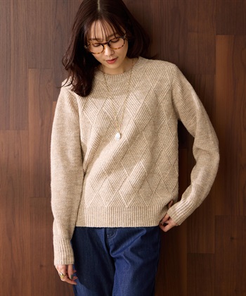 Petit Honfleur ダイヤニットプルオーバー_subthumb_8