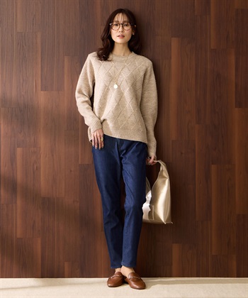 Petit Honfleur ダイヤニットプルオーバー_subthumb_11