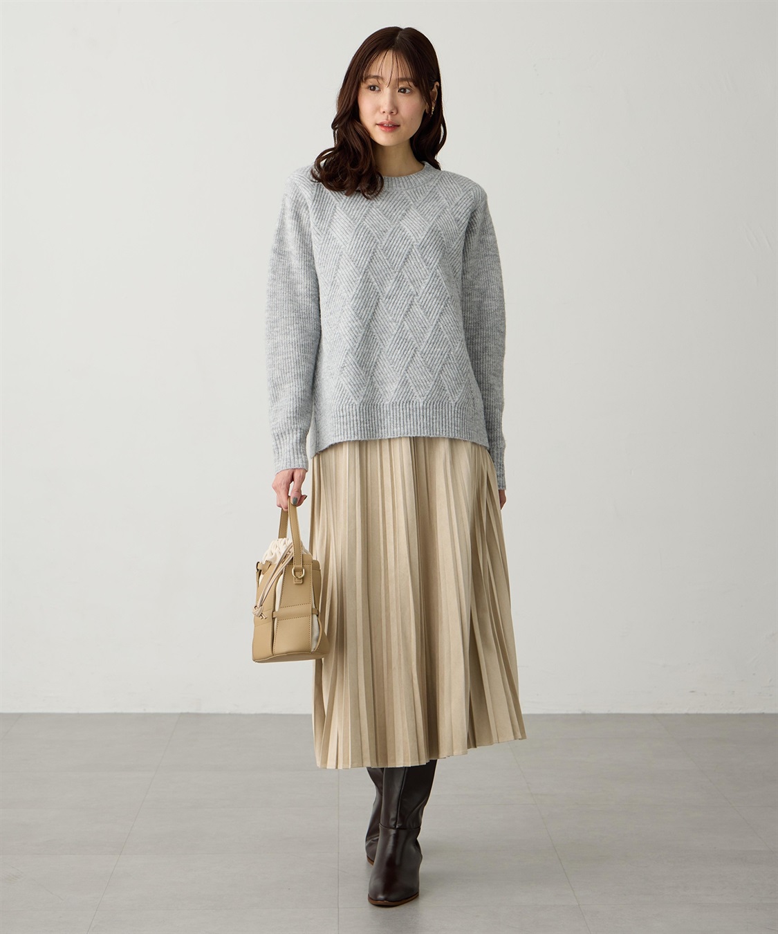 Petit Honfleur ダイヤニットプルオーバー_sub_12