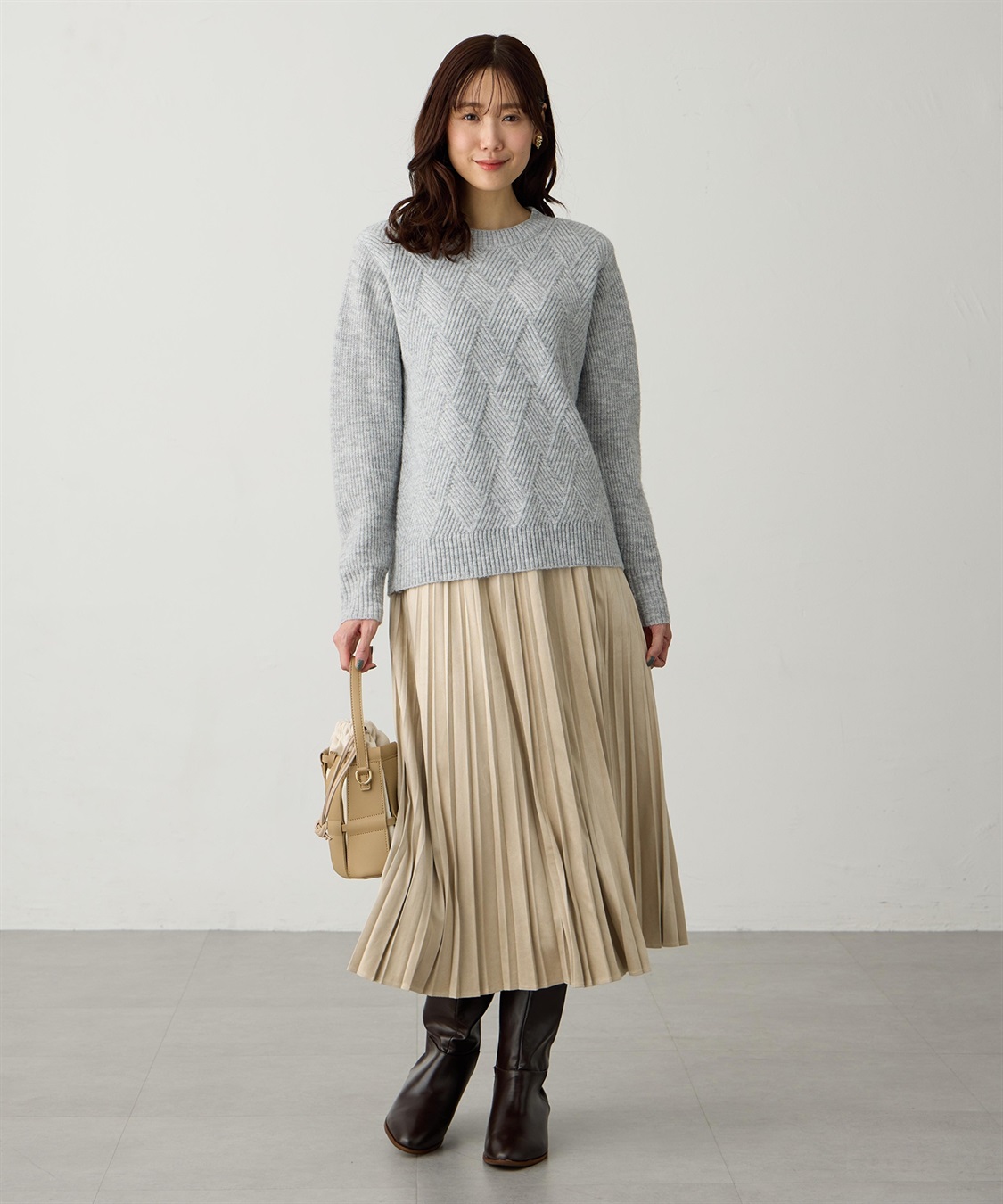 Petit Honfleur ダイヤニットプルオーバー_sub_13