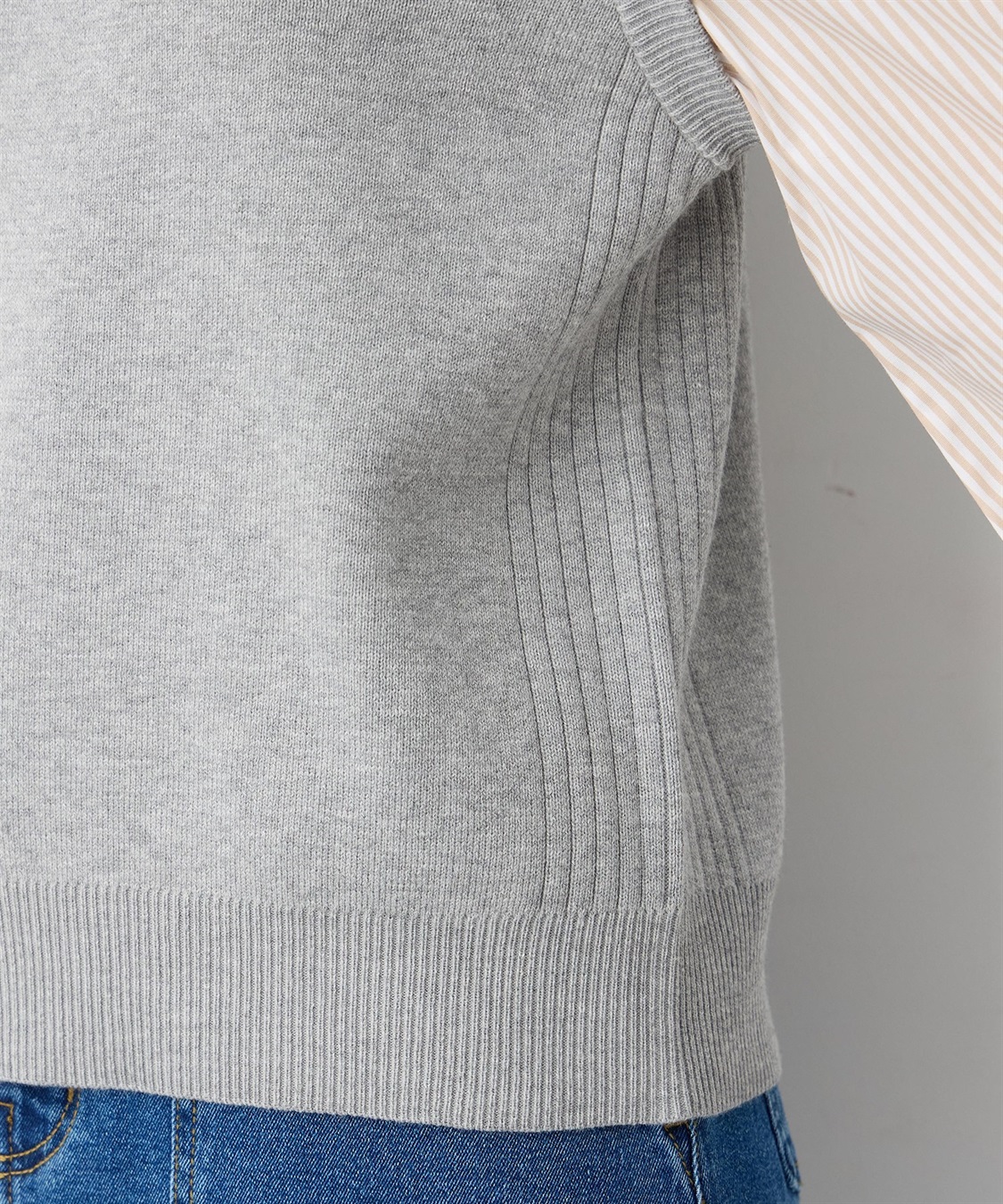 Petit Honfleur ストライプドッキングニットプルオーバー【ウォッシャブル】_sub_16
