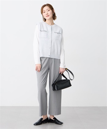 Petit Honfleur 胸ポケットニットベスト【ウォッシャブル】_subthumb_13