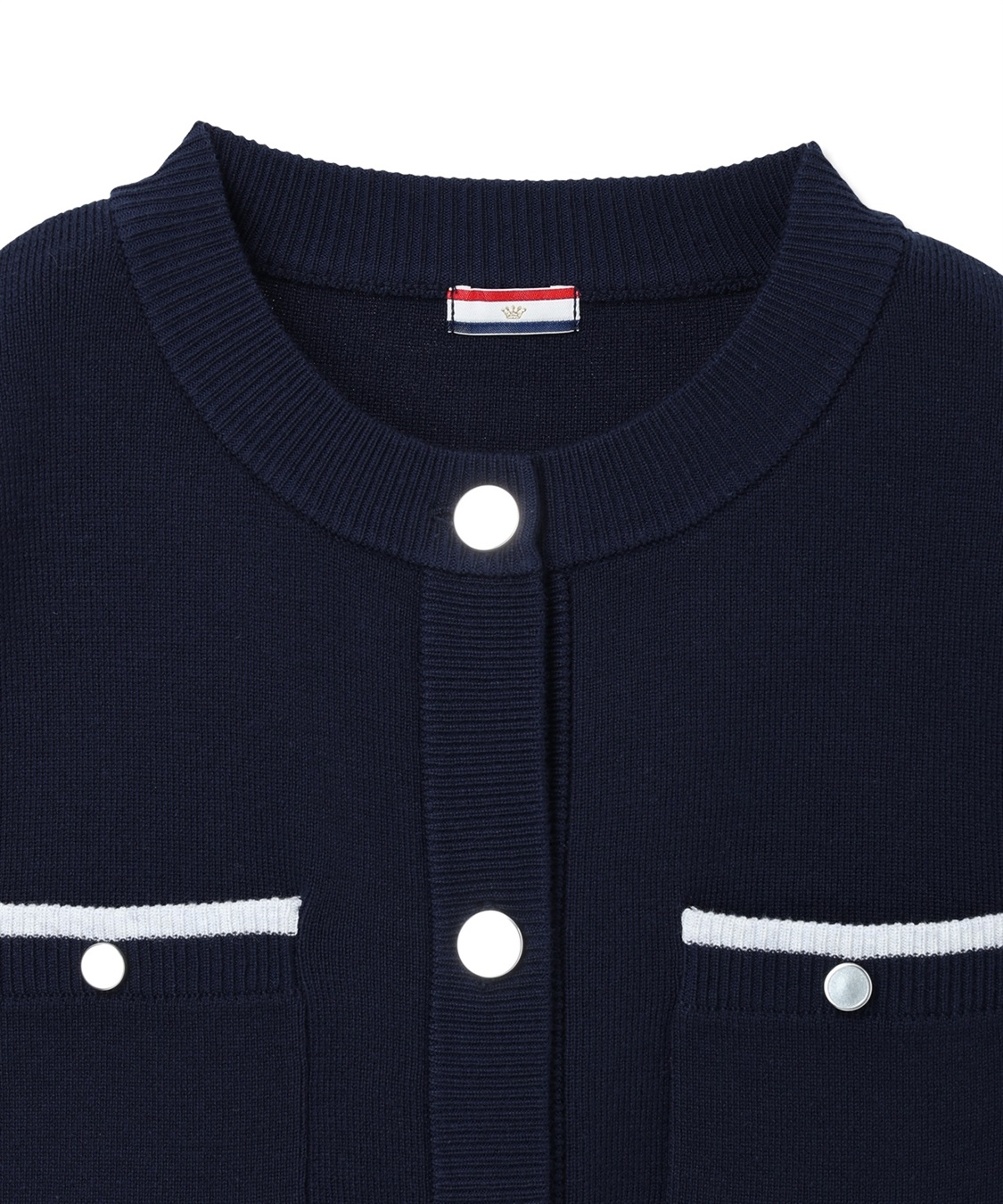 Petit Honfleur 胸ポケットニットベスト【ウォッシャブル】_sub_21
