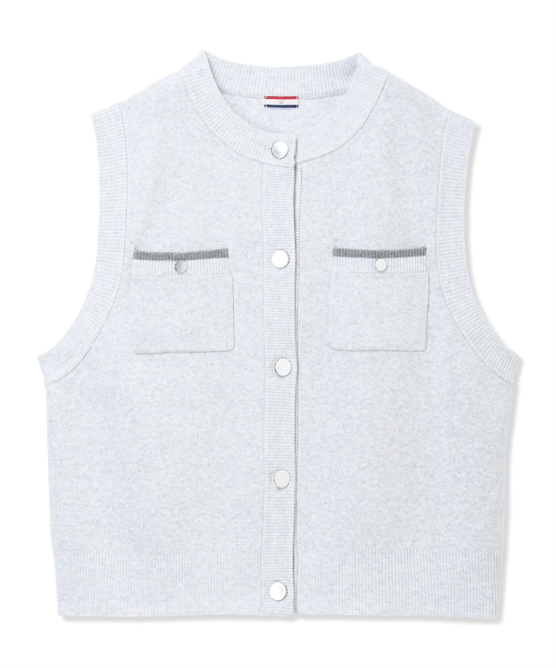 Petit Honfleur 胸ポケットニットベスト【ウォッシャブル】_sub_26