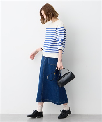 Petit Honfleur ミラノリブボーダーニットプルオーバー【ウォッシャブル】_subthumb_18