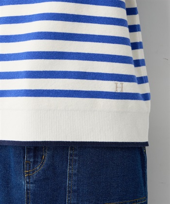 Petit Honfleur ミラノリブボーダーニットプルオーバー【ウォッシャブル】_subthumb_22
