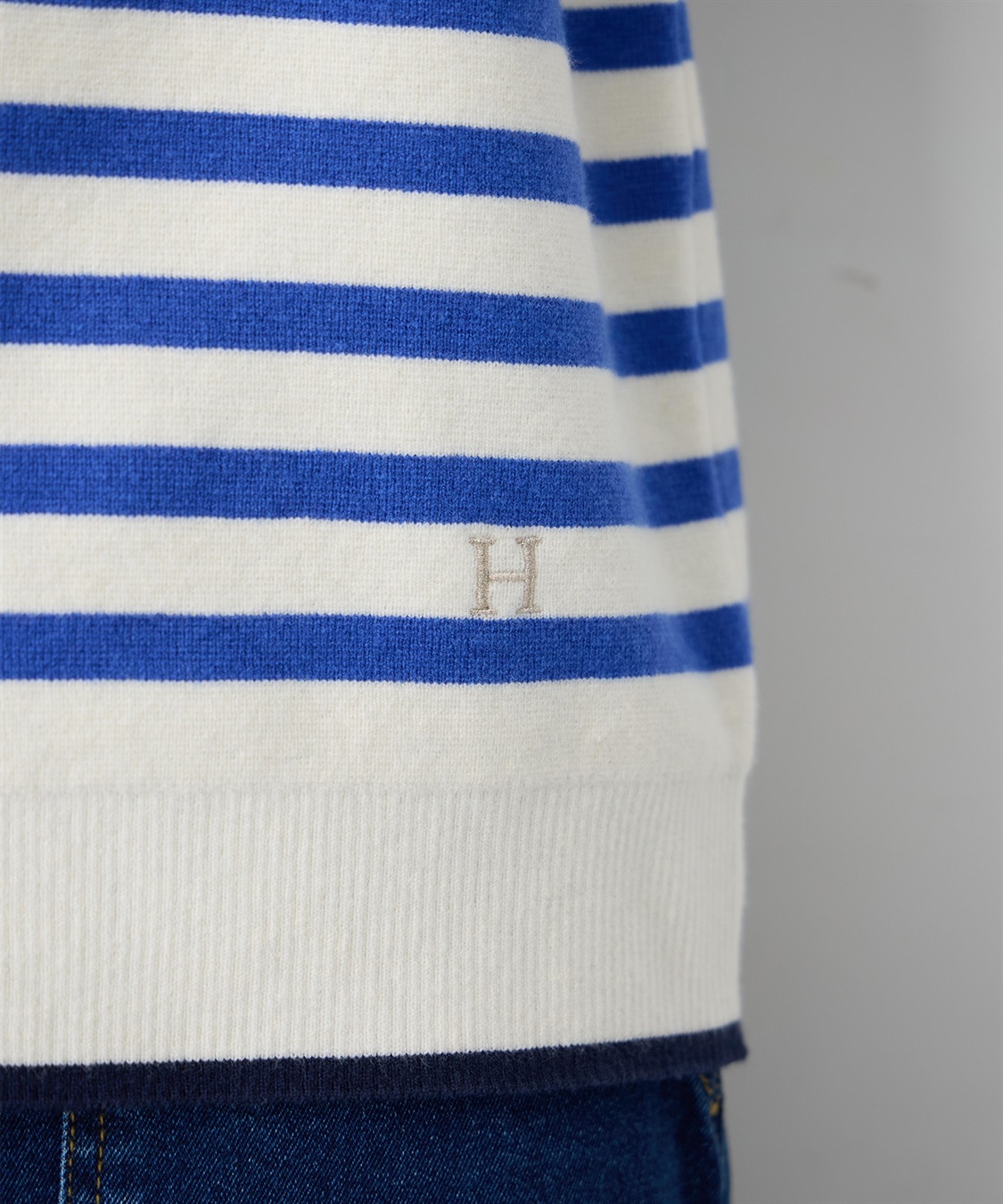 Petit Honfleur ミラノリブボーダーニットプルオーバー【ウォッシャブル】_sub_23