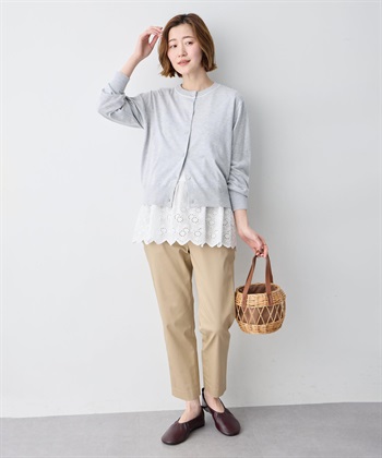 Petit Honfleur ファンクションクルーネックカーディガン【接触冷感・UVカット・ウォッシャブル】_subthumb_10