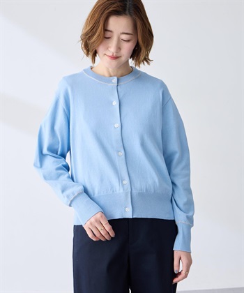 Petit Honfleur ファンクションクルーネックカーディガン【接触冷感・UVカット・ウォッシャブル】_subthumb_12