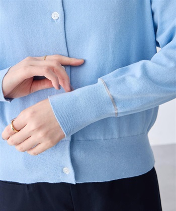 Petit Honfleur ファンクションクルーネックカーディガン【接触冷感・UVカット・ウォッシャブル】_subthumb_16