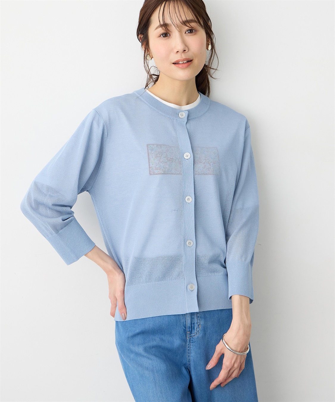 Petit Honfleur ノーカラーCD【楽ちんニット】_sub_7