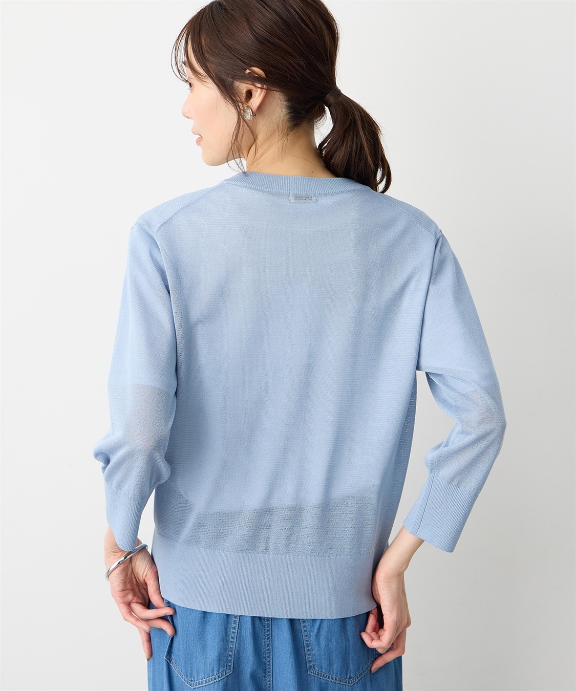 Petit Honfleur ノーカラーCD【楽ちんニット】_sub_9