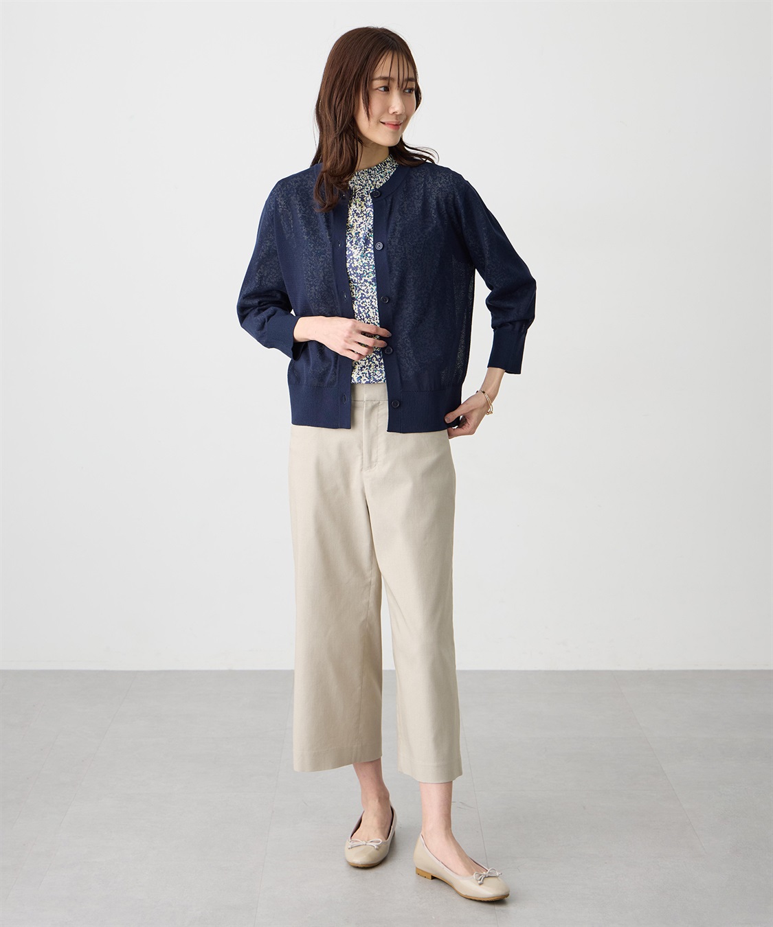 Petit Honfleur ノーカラーCD【楽ちんニット】_sub_12