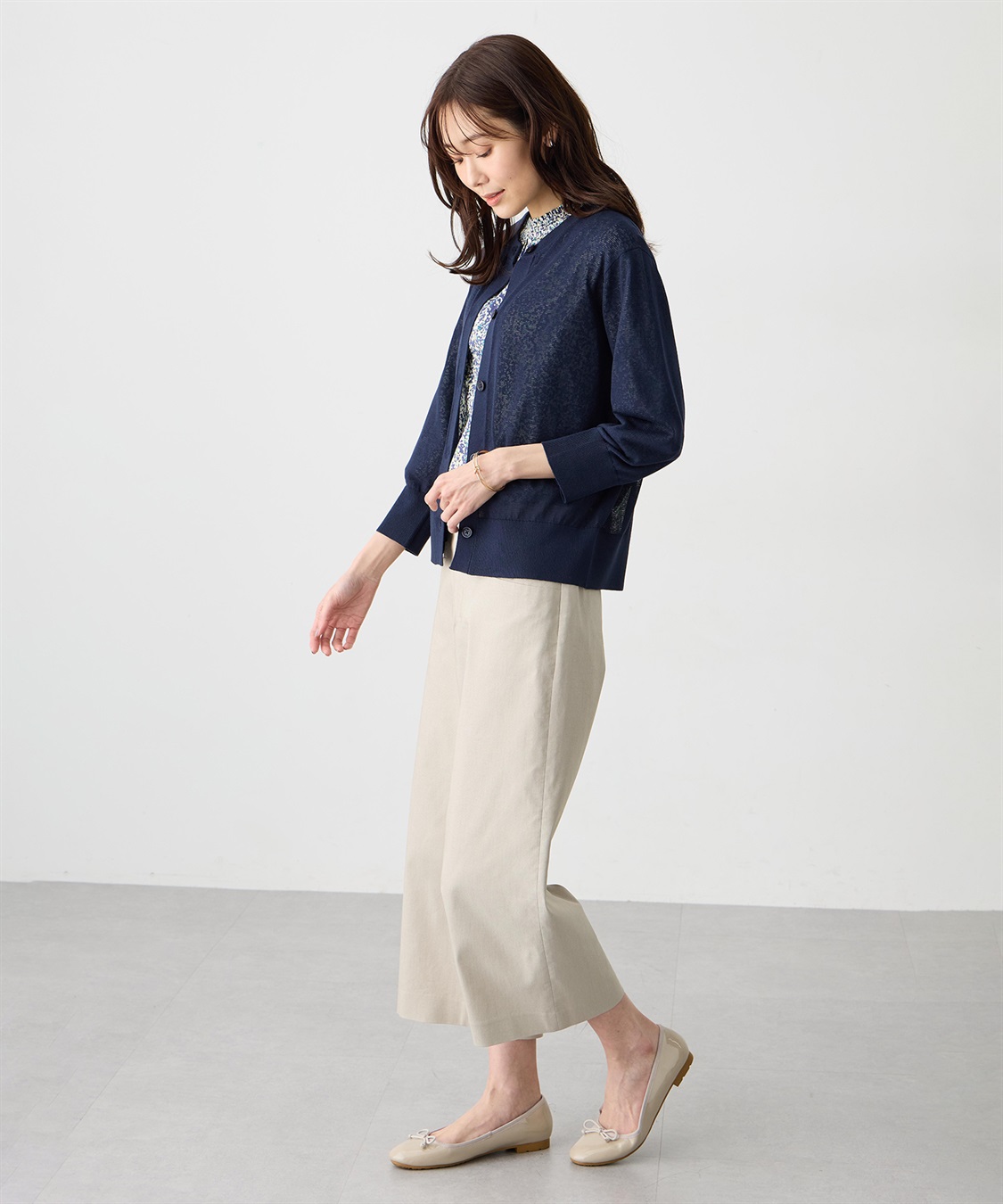 Petit Honfleur ノーカラーCD【楽ちんニット】_sub_13