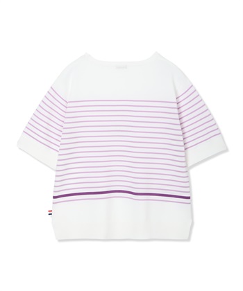 Petit Honfleur ハーフスリーブニットボーダープルオーバー【UVカット・接触冷感】_subthumb_15