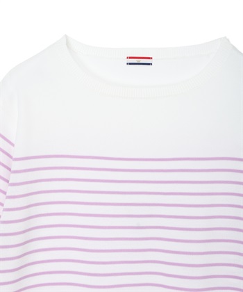 Petit Honfleur ハーフスリーブニットボーダープルオーバー【UVカット・接触冷感】_subthumb_16