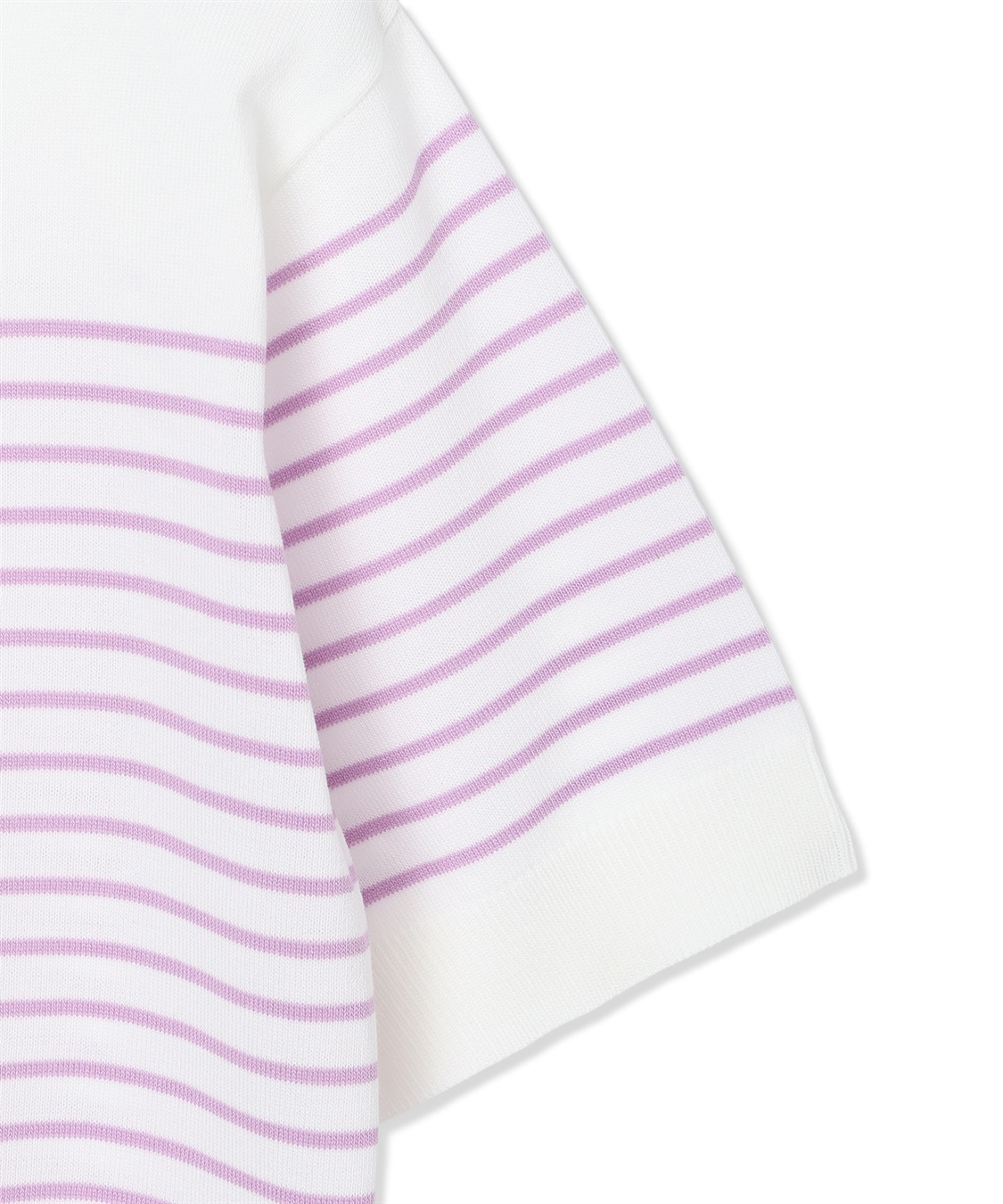 Petit Honfleur ハーフスリーブニットボーダープルオーバー【UVカット・接触冷感】_sub_17