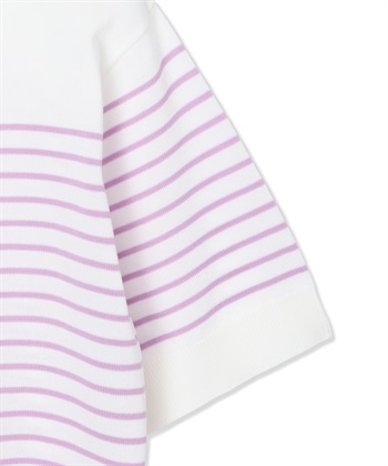 Petit Honfleur ハーフスリーブニットボーダープルオーバー【UVカット・接触冷感】_subthumb_17