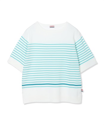 Petit Honfleur ハーフスリーブニットボーダープルオーバー【UVカット・接触冷感】_subthumb_22