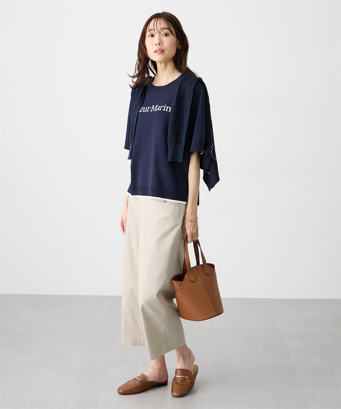 Petit Honfleur ロゴニットプルオーバー【UVカット・接触冷感】_sub_5