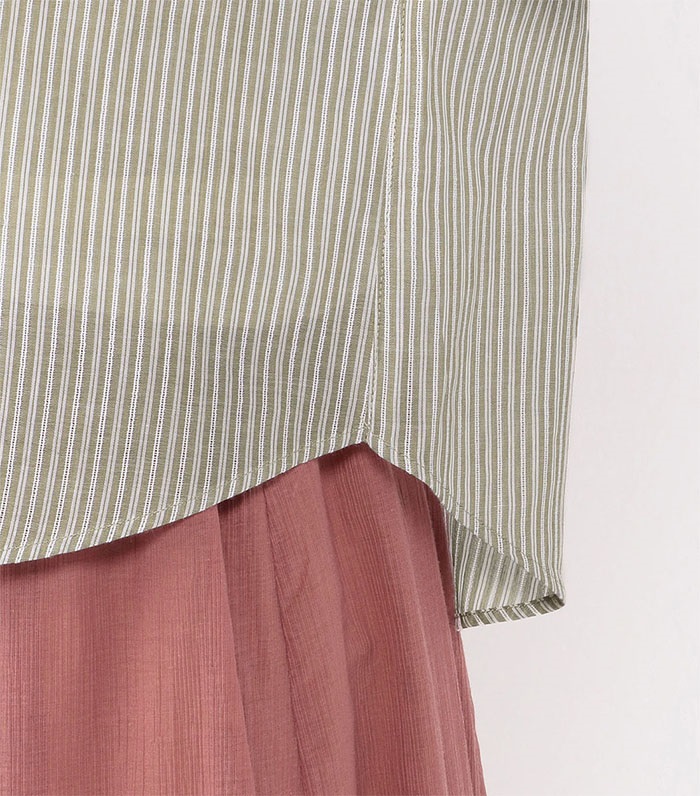 Petit Honfleur コットンジャガードブラウス_sub_2