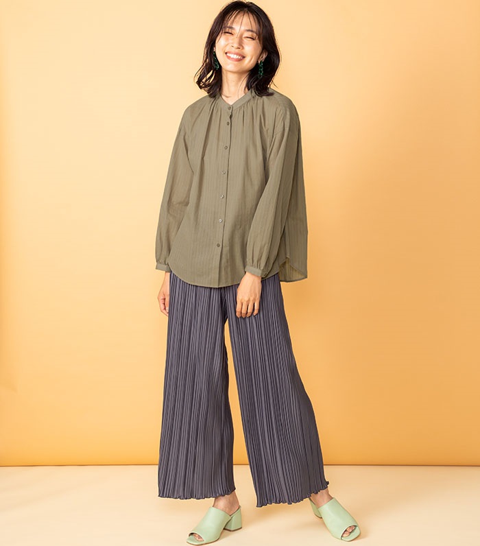 Petit Honfleur コットンジャガードブラウス_sub_6