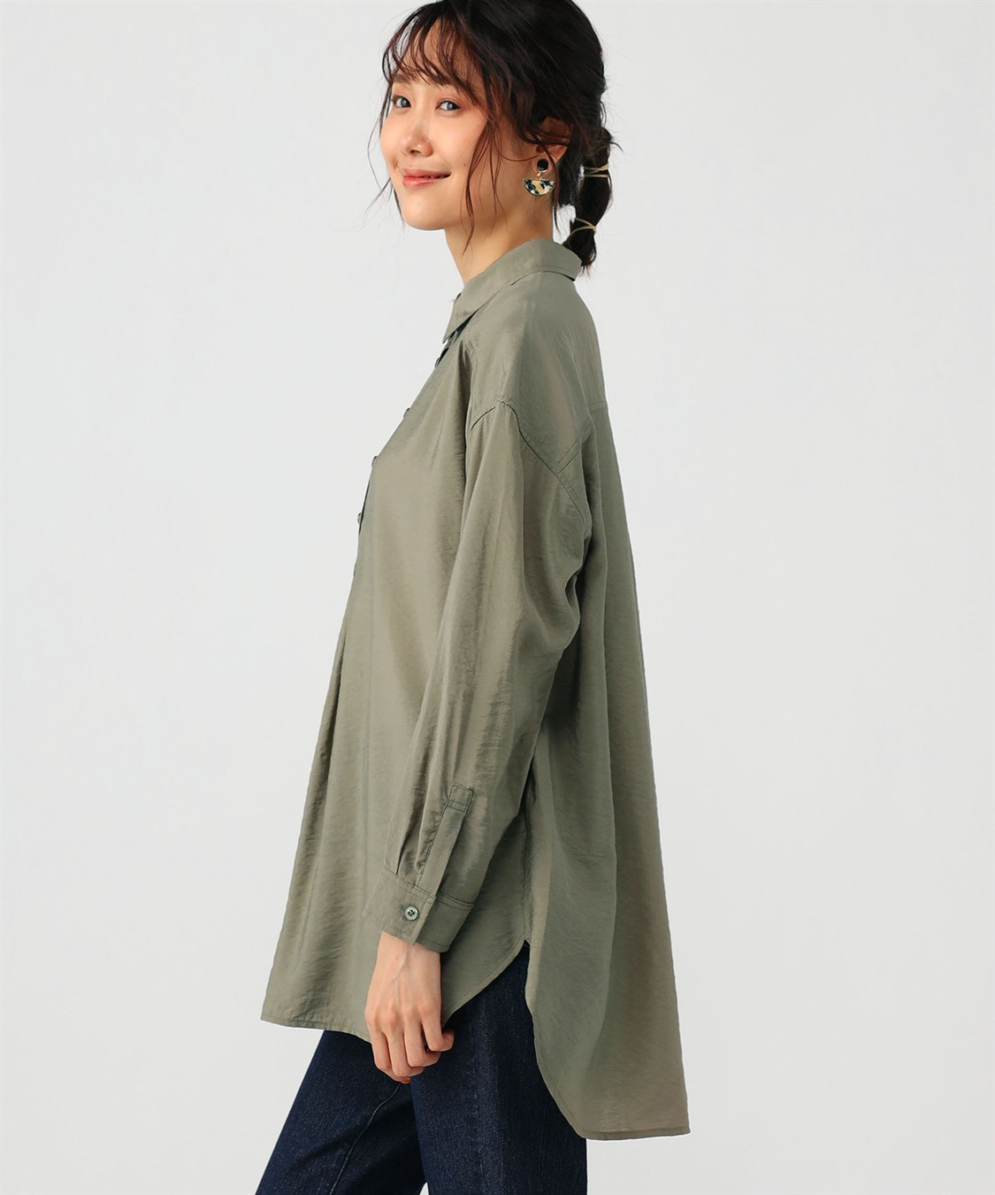 Petit Honfleur オーバーサイズスキッパーブラウス_sub_1