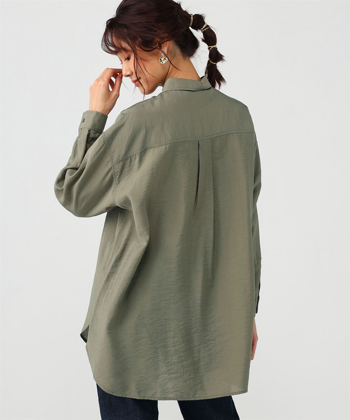 Petit Honfleur オーバーサイズスキッパーブラウス_sub_2