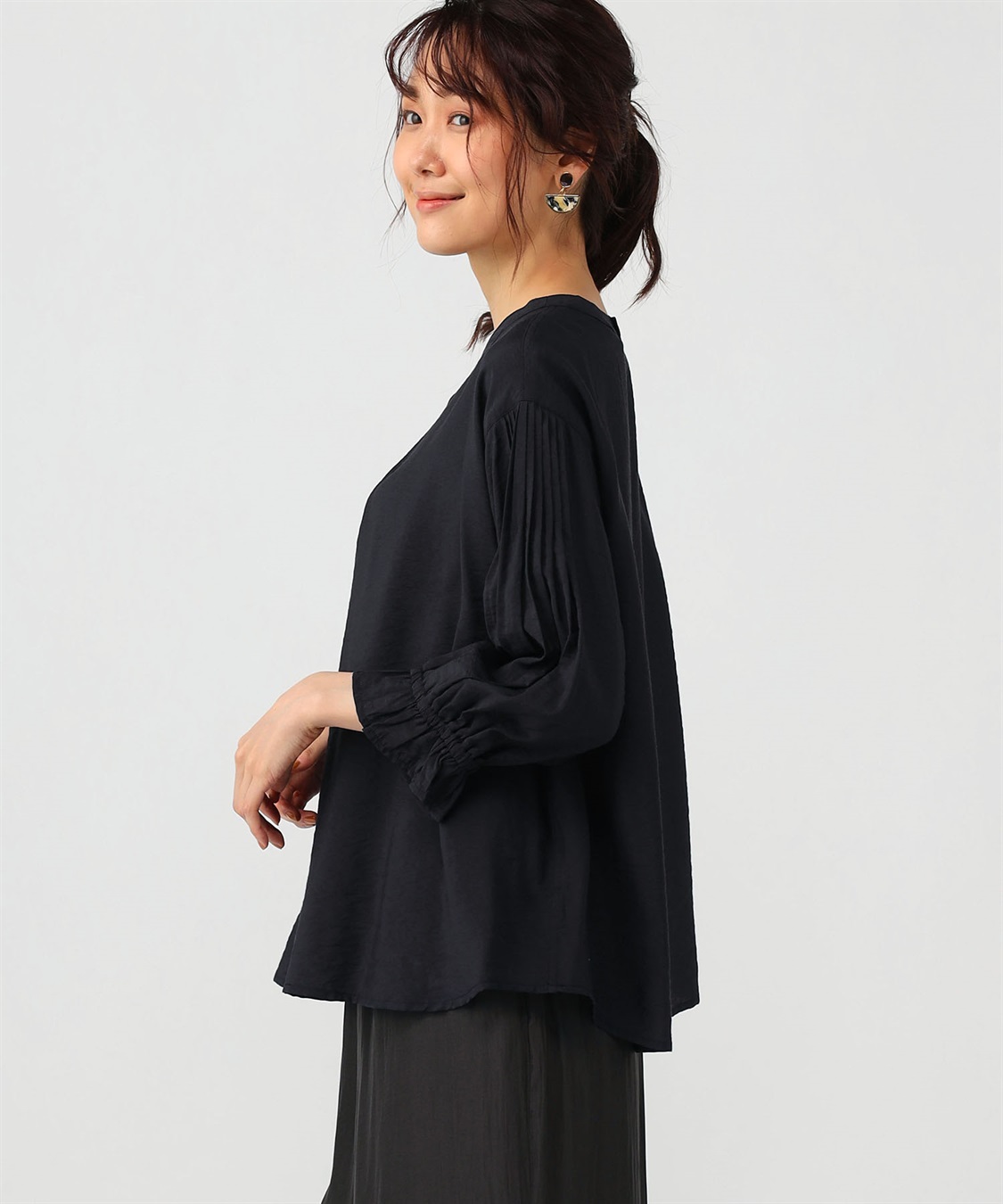 Petit Honfleur ボリュームスリーブブラウス_sub_1