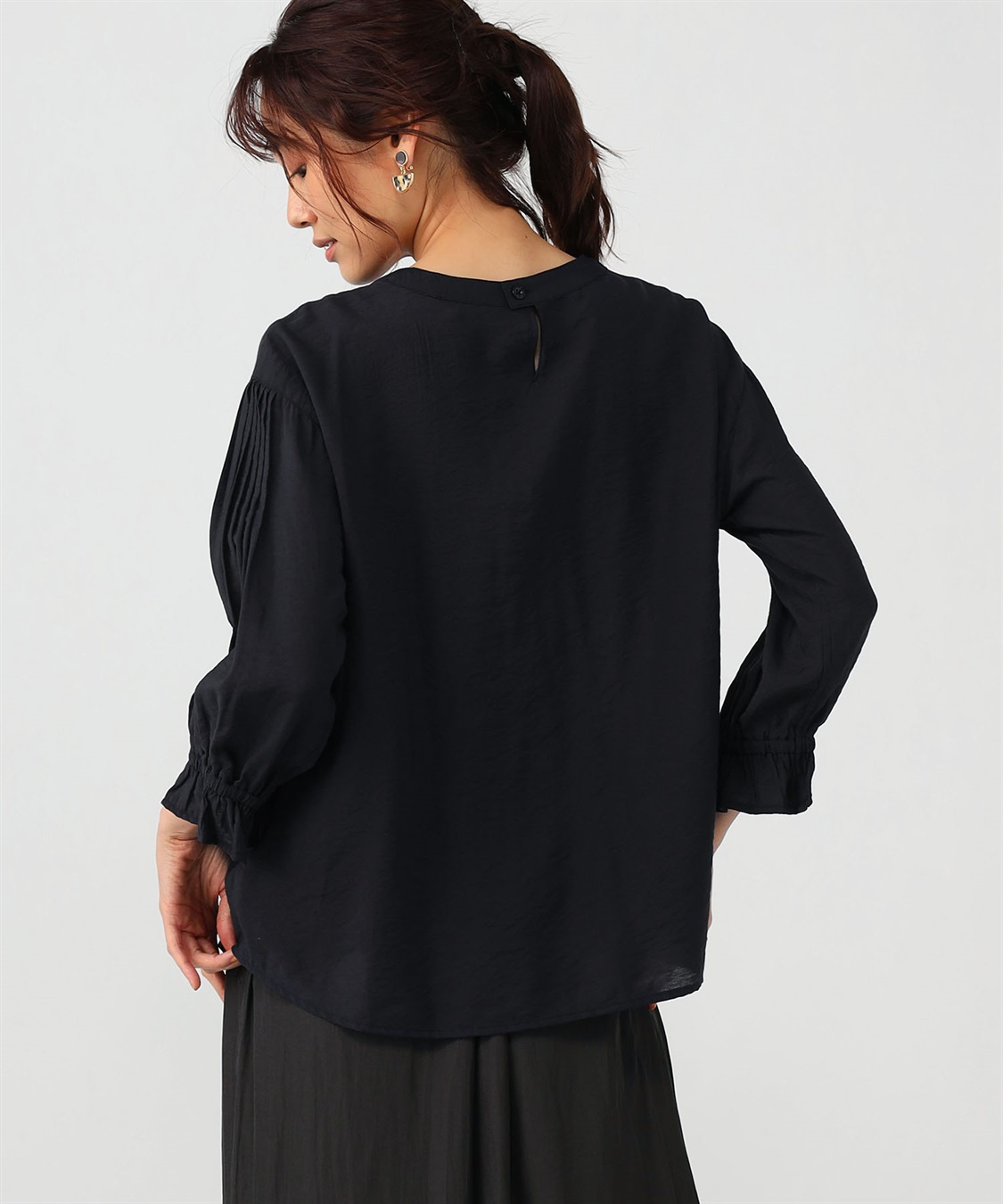 Petit Honfleur ボリュームスリーブブラウス_sub_2