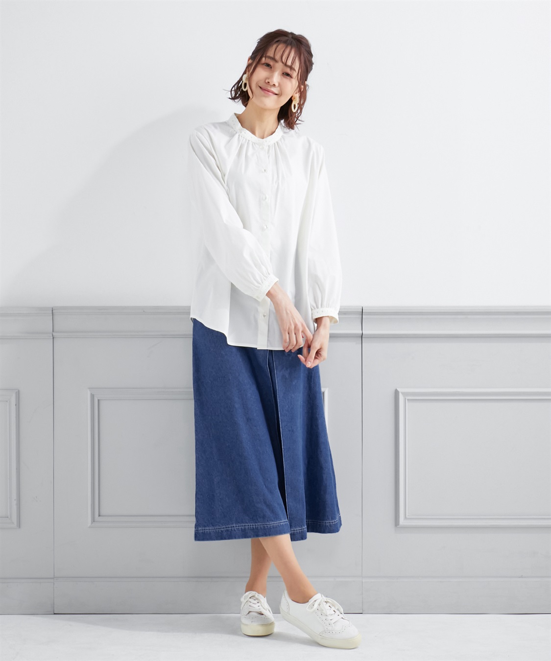 Petit Honfleur レースアクセントブラウス_sub_9