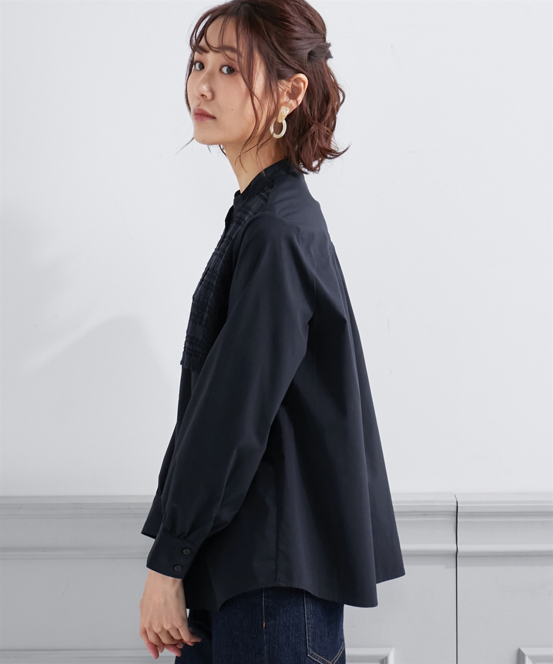 Petit Honfleur レースフロントブラウス_sub_2