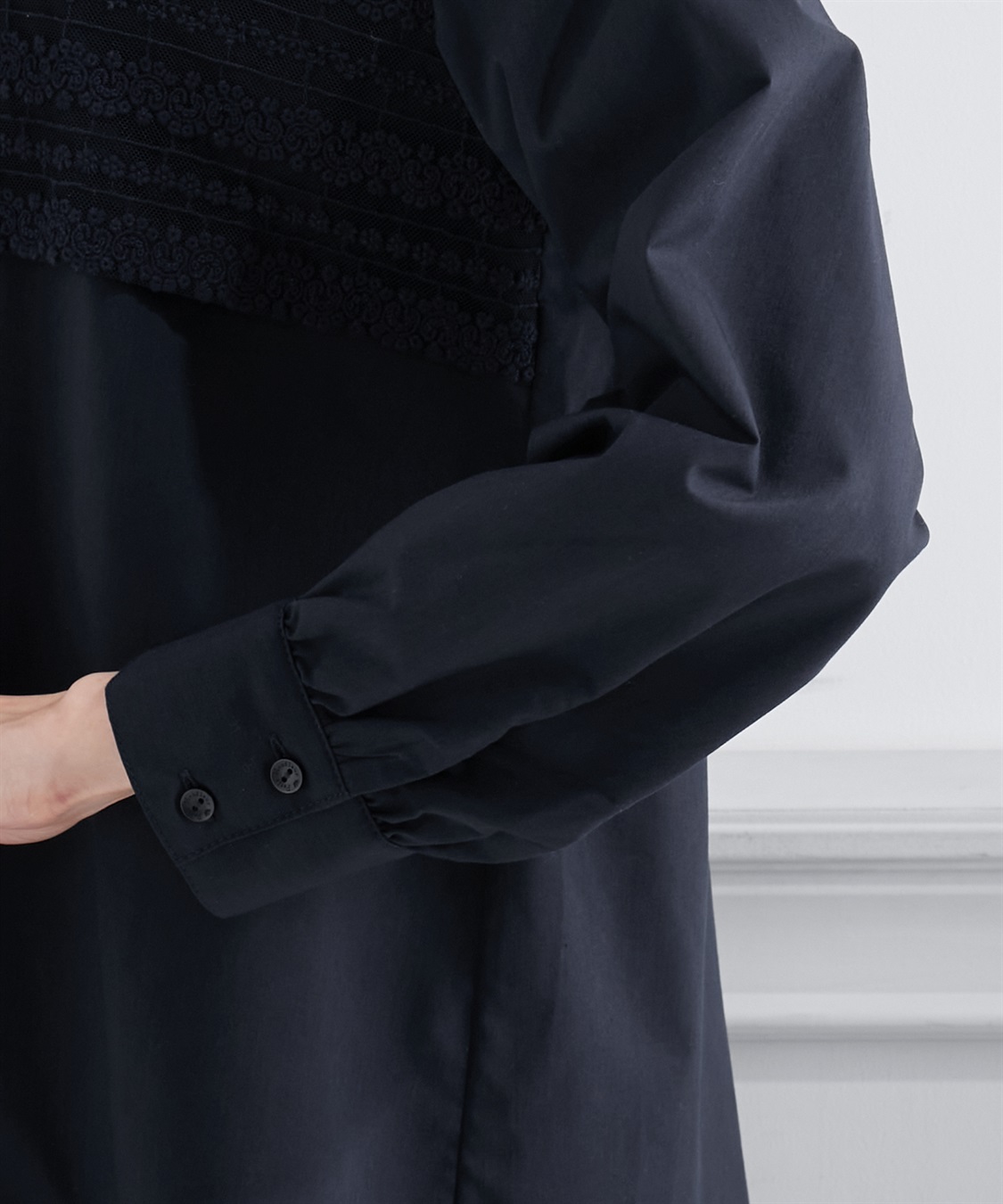 Petit Honfleur レースフロントブラウス_sub_5