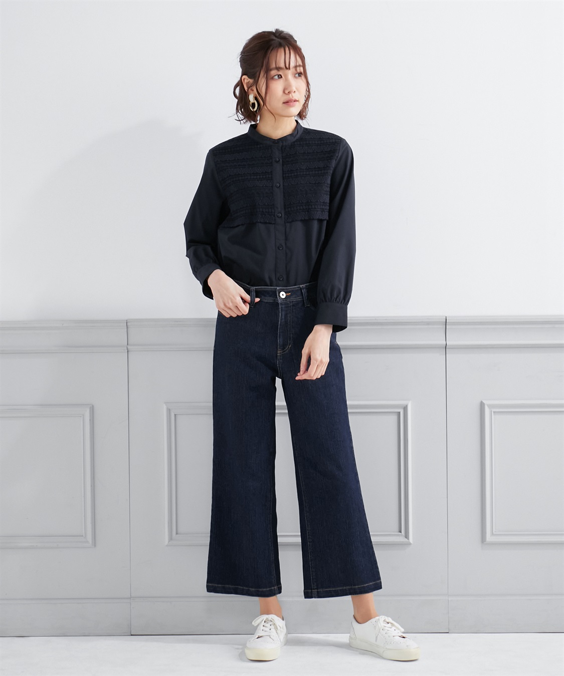 Petit Honfleur レースフロントブラウス_sub_8