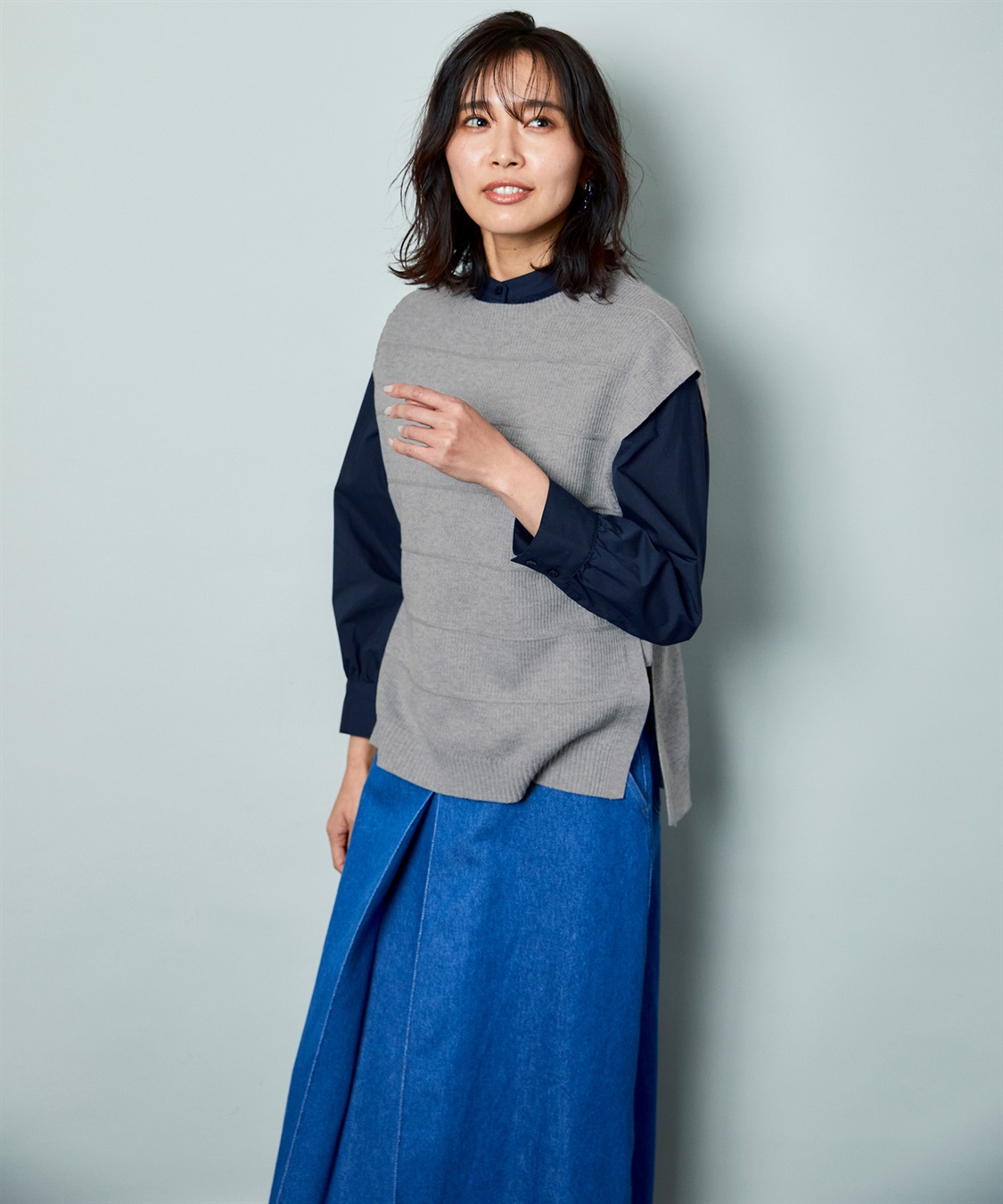 Petit Honfleur レースフロントブラウス_sub_11