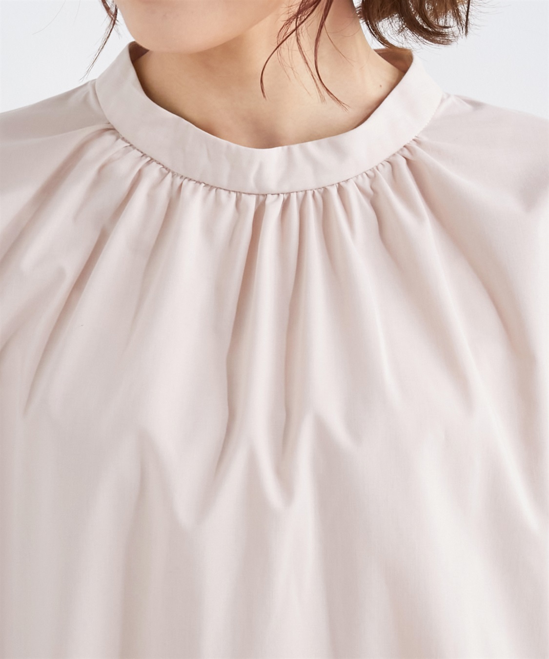 Petit Honfleur スタンドカラーブラウス_sub_3