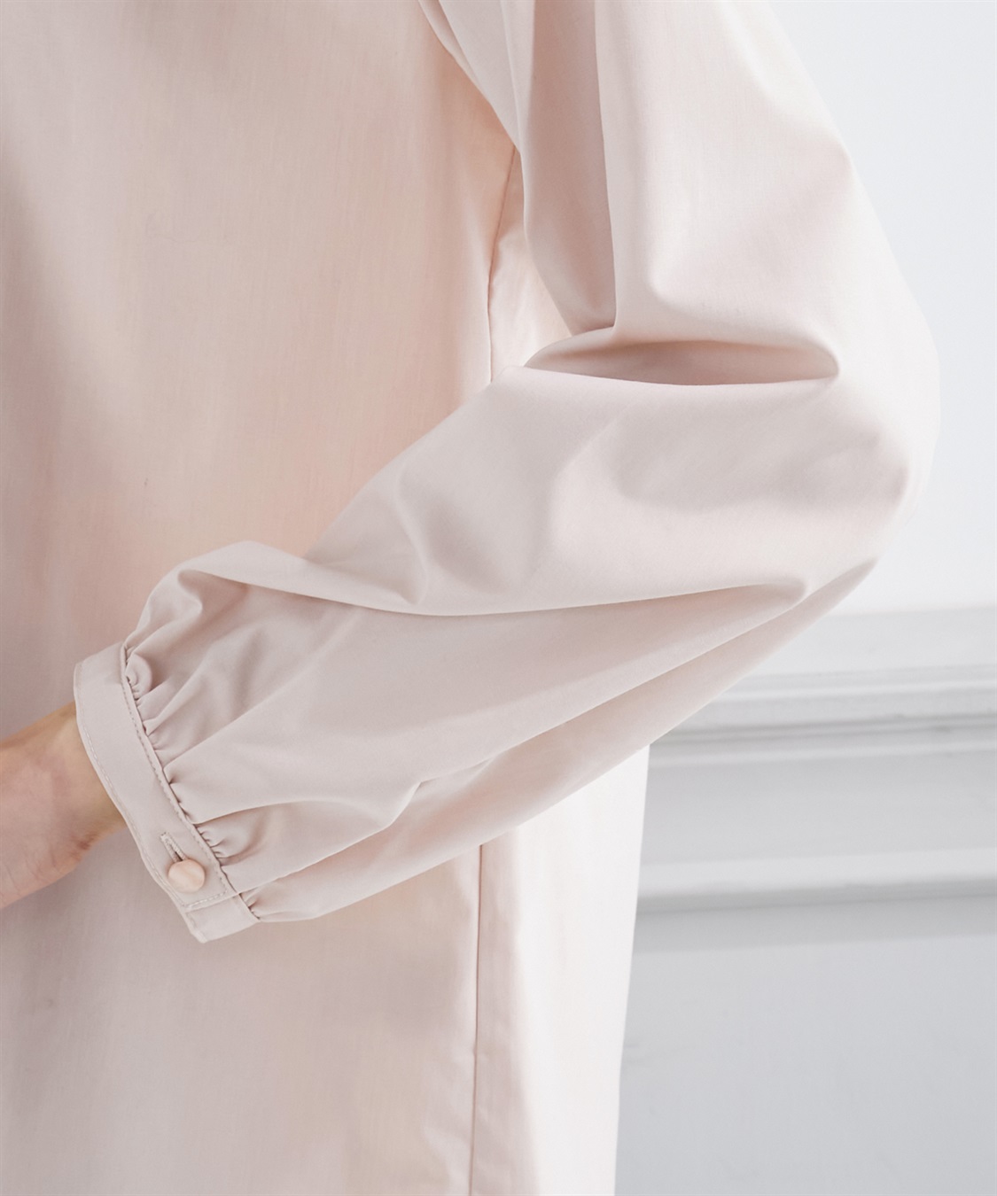 Petit Honfleur スタンドカラーブラウス_sub_5