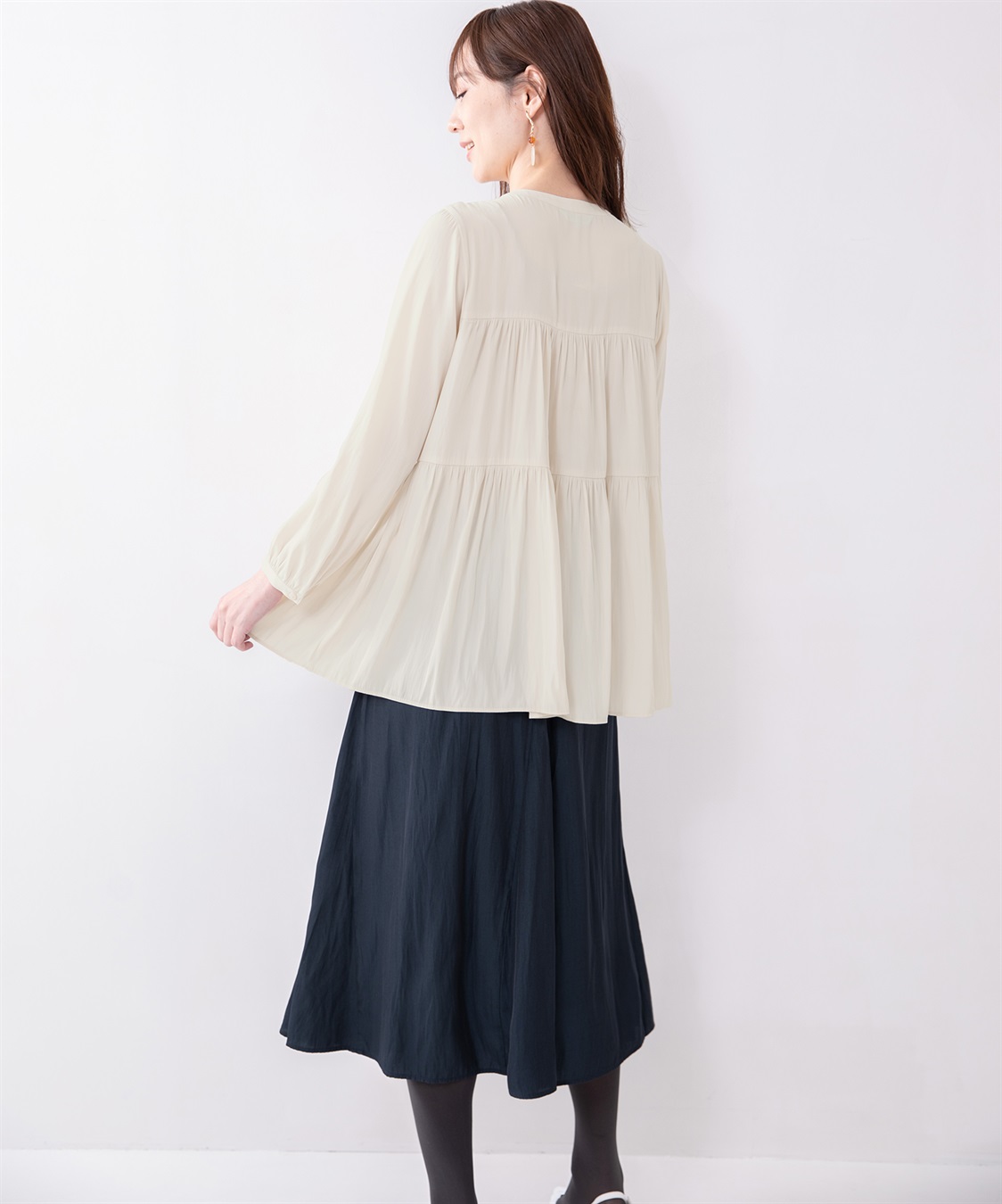 Petit Honfleur ティアードブラウス_sub_10