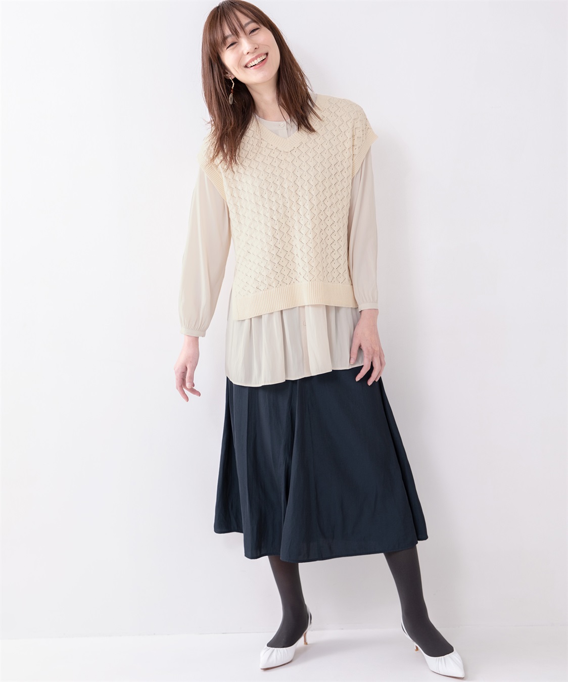 Petit Honfleur ティアードブラウス_sub_11