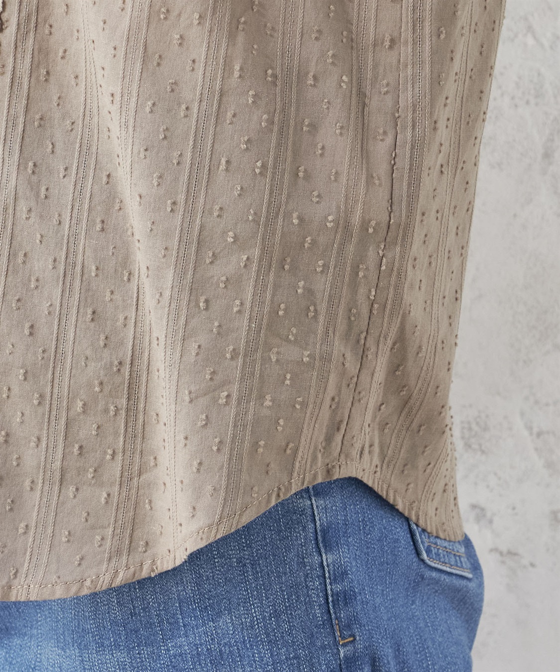 Petit Honfleur ジャガードレースシャツ_sub_6