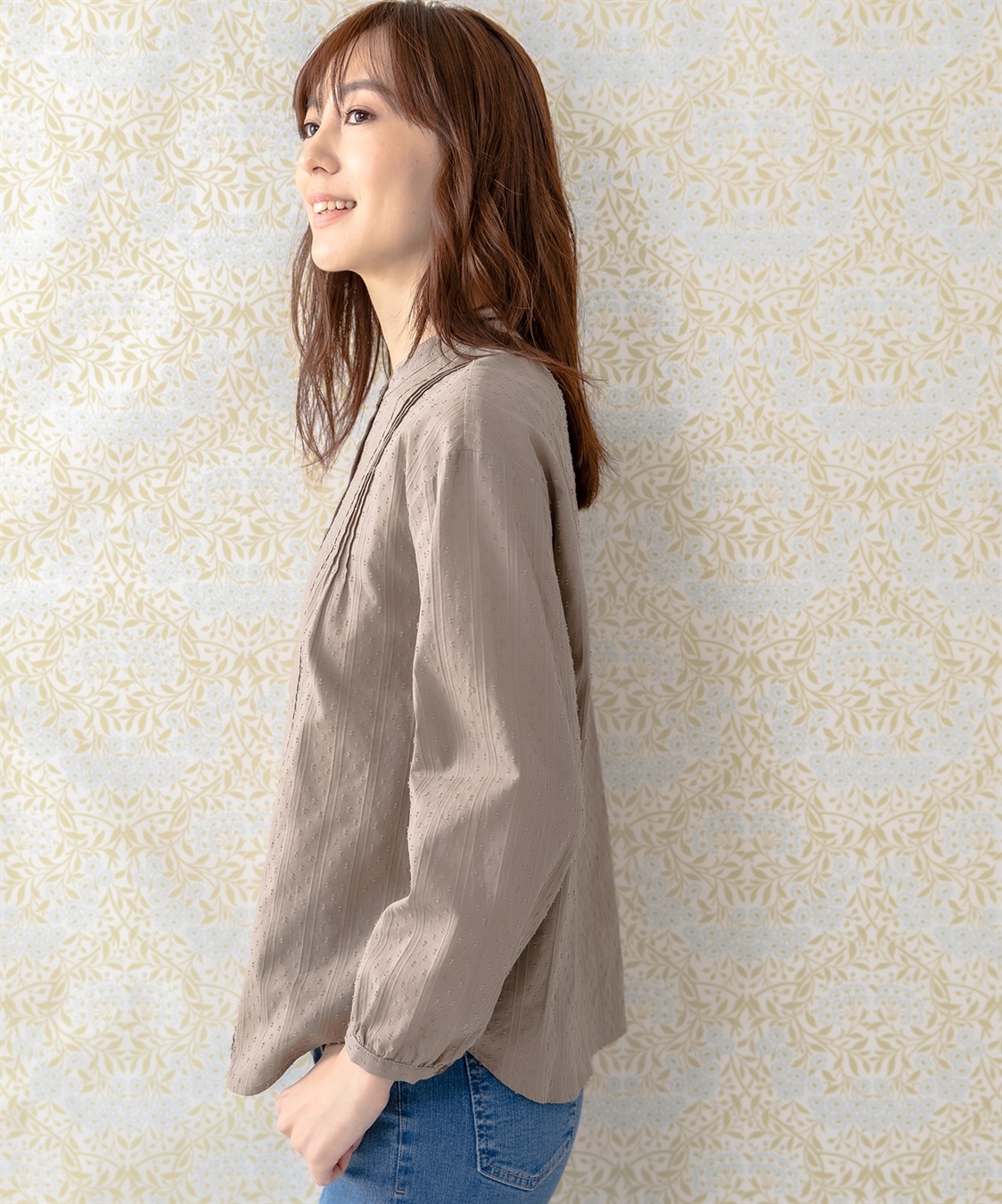 Petit Honfleur ジャガードレースシャツ_sub_9