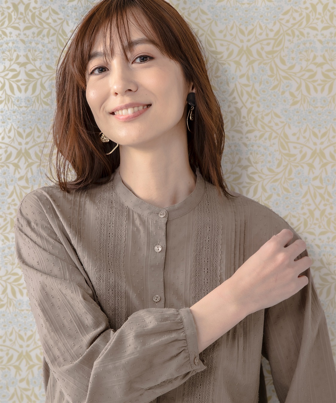 Petit Honfleur ジャガードレースシャツ_sub_12