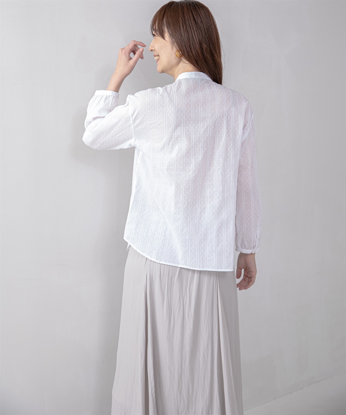 Petit Honfleur ジャガードレースシャツ_sub_15