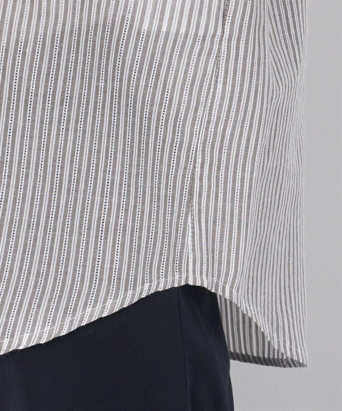 Petit Honfleur コットンジャガードストライプブラウス_sub_5