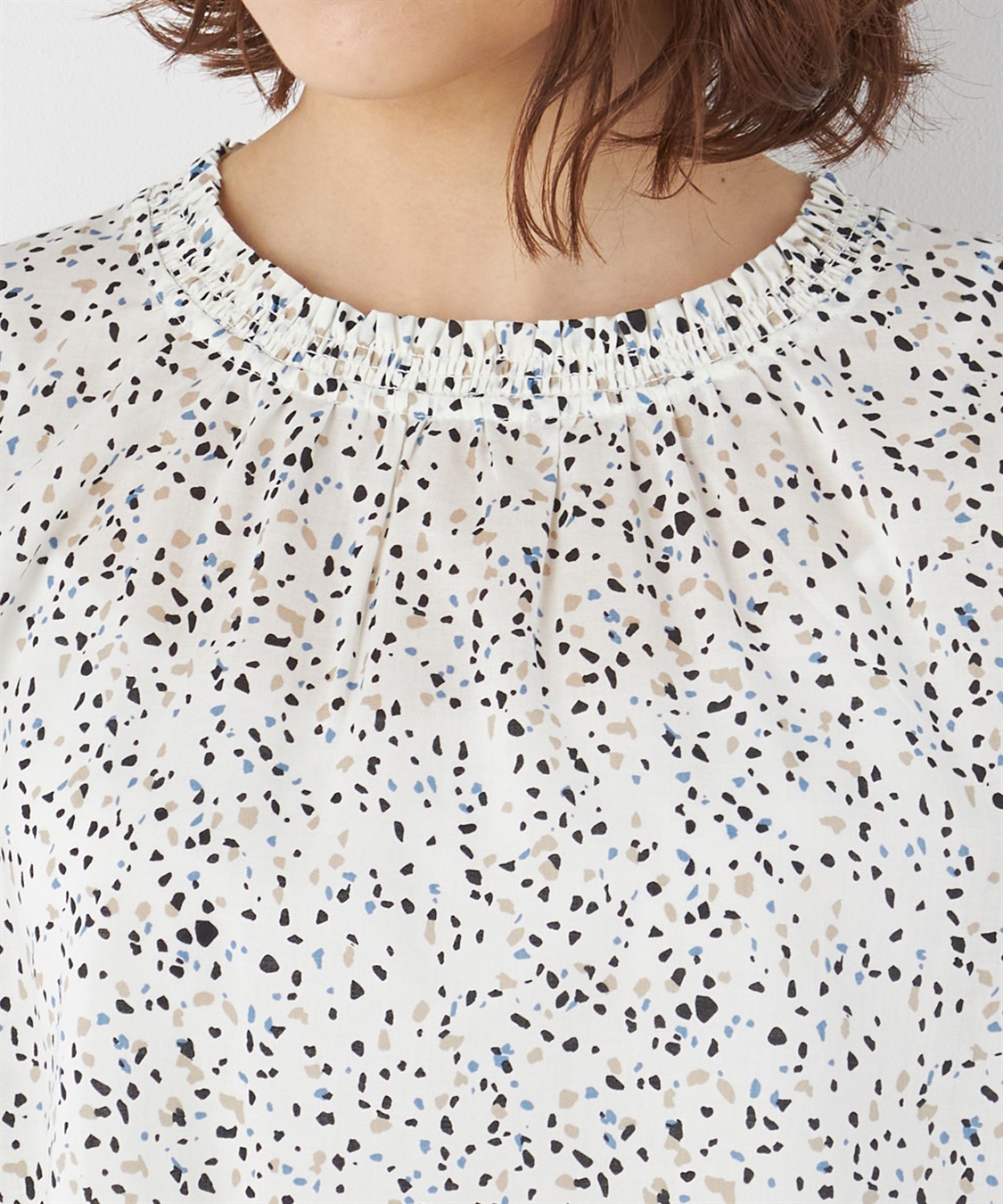 Petit Honfleur 小花柄プリントブラウス_sub_3