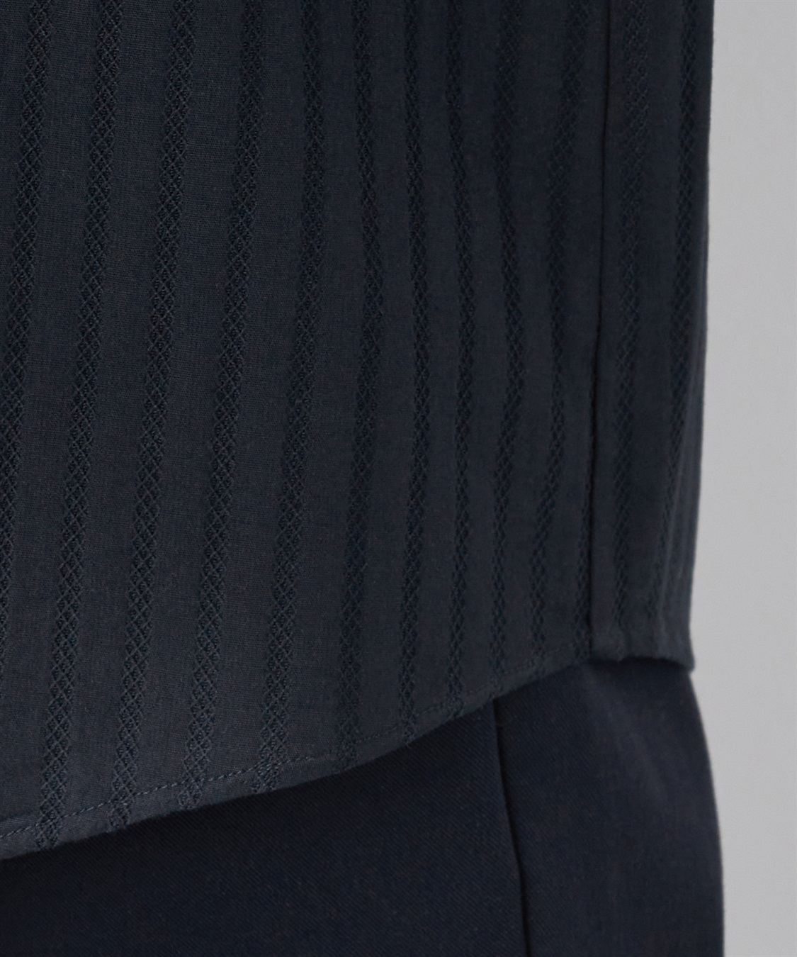 Petit Honfleur ドビーストライプブラウス_sub_5