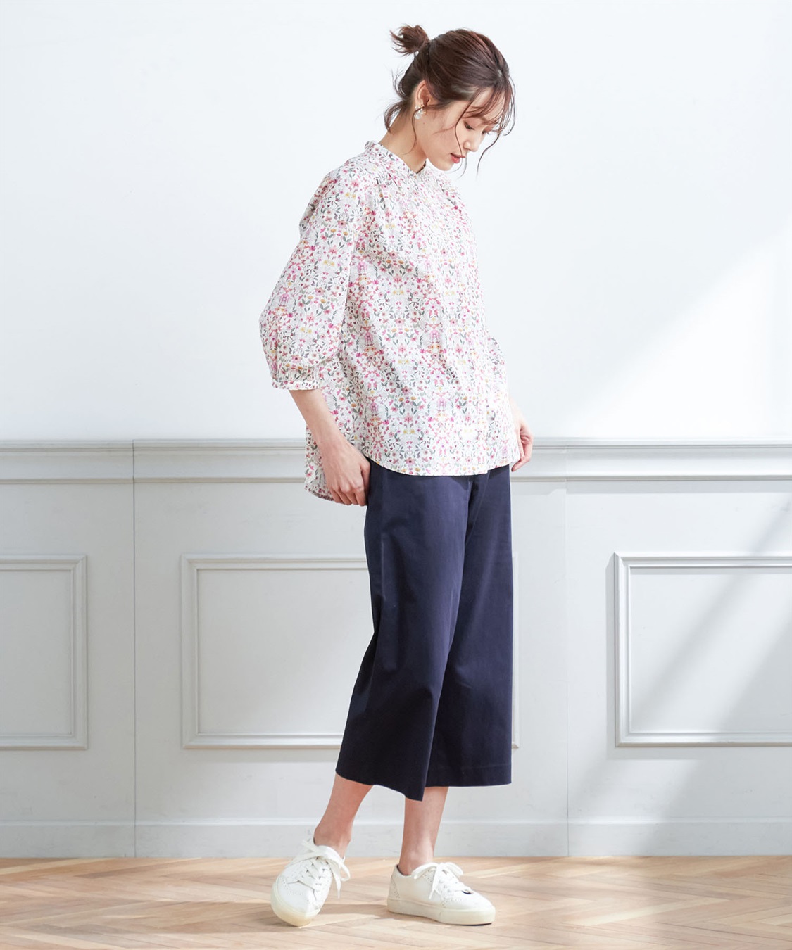 Petit Honfleur リバティプリントブラウス_sub_8