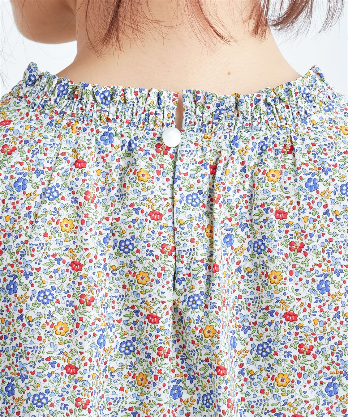 Petit Honfleur リバティギャザーブラウス_sub_4