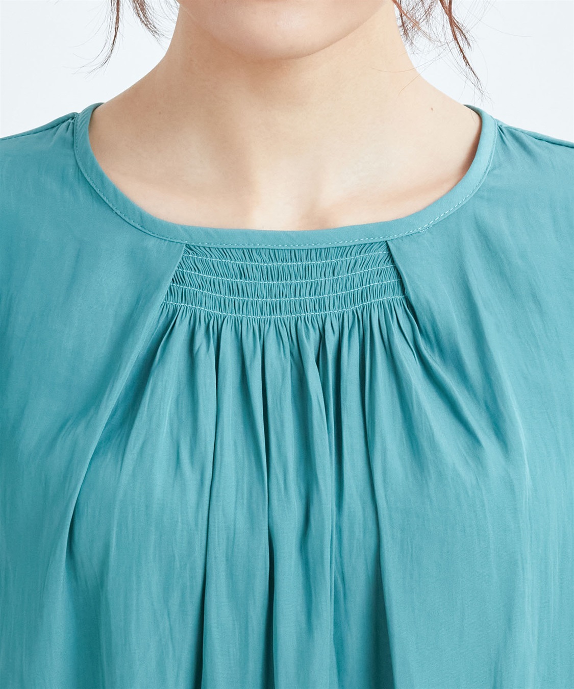 Petit Honfleur シャーリングブラウス_sub_3