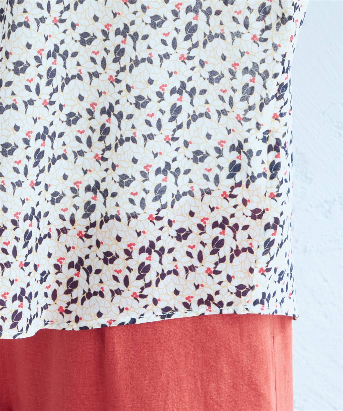 Petit Honfleur フレアスリーブプリントブラウス_sub_6